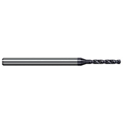 Micro Drill Bit: 1.40 mm Dia, (0.0550"), 140 deg, Solid Carbide