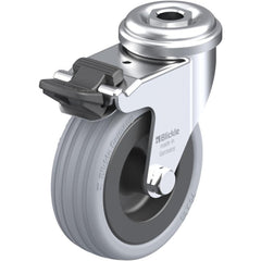 Top Plate Casters; Mount Type: Plate; Number of Wheels: 1.000; Wheel Diameter (Inch): 8; Wheel Material: Polyurethane; Wheel Width (Inch): 2; Wheel Color: Brown