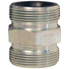 Ground Joint Hose Couplings; Thread Type: MNPSM; Thread Size: 4; Type: Double Spud; Material: Plated iron; Size: 3 in; Style: Double Spud