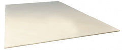 Plastic Sheet: Polypropylene, 1" Thick, 24" Wide, 4' Long, White