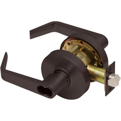 Lever Locksets; Lockset Type: Storeroom; Key Type: Keyed Different; Back Set: 2-3/4; Cylinder Type: Less Core; Material: Metal; Door Thickness: 1-3/8 to 1/3-4; Finish: Oil-Rubbed Bronze