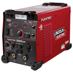 Flextec 350XP Standard model multi-process power source has CrossLinc technology, Supports many Lincoln model wire feeders for shop welding applications