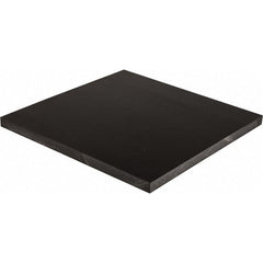 Plastic Sheet: POM, 3/8" Thick, 24" Wide, 2' Long, Black, 9700 psi Tensile Strength