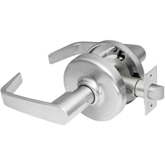 Lever Locksets; Lockset Type: Passage; Key Type: Keyed Different; Back Set: 2-3/4; Cylinder Type: Non-Keyed; Material: Metal; Door Thickness: 1-3/4; Finish: Satin Chrome