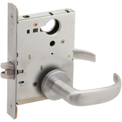 Lever Locksets; Lockset Type: Passage; Key Type: Keyed Different; Back Set: 2-3/4; Cylinder Type: None; Material: Metal; Door Thickness: 1-3/4; Finish: Satin Stainless Steel