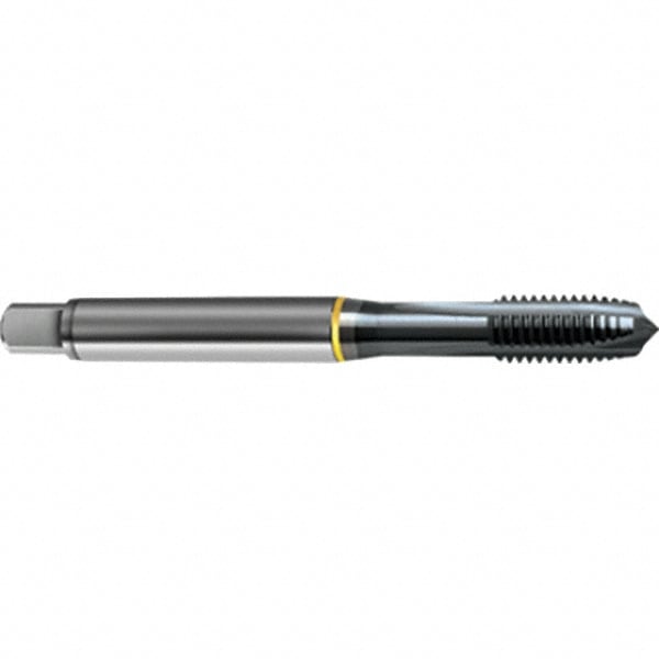 Spiral Point Tap: 7/8-9 UNC, 4 Flutes, Plug Chamfer, 2B/3B Class of Fit, HSS-E Cobalt, Ignator Coated
