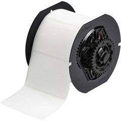 Label Maker Label: White, Paper, 350 per Roll