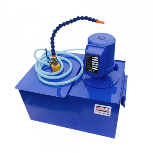 3.4 Gallon Coolant Pump and Reservoir for Milling and Lathe Machines Single Phase