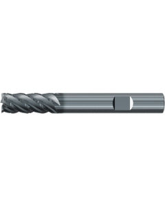 ‎Square End Mill; 3/4″ Dia. × 1-1/2″ LOC × 3/4″ Shank Dia. × 4-1/4″ OAL ; 5 FL ; Carbide ; AlCr ; Series 2571L