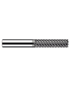 ‎1/4″ Cutting Dia. × 1/4″ Shank Dia. × 3/4″ LOC × 2-1/2″ OAL, 6 Flute, Carbide, Polychrom, Square Endmill, E-Cut