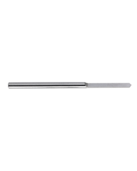 2.7 mm Dia. × 3 mm Shank Dia. × 50 mm OAL × 27 mm LCF, 120 Degrees, 10xD, Uncoated - Solid Carbide Drills