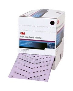3M Hookit Purple Clean Sanding Roll 334U 30726 115MM × 12M P500 3
 rolls per case