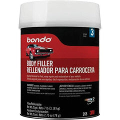 3M - Body Filler - 7 Lb Body Filler, 2-3/4 oz Cream Hardener - Americas Industrial Supply