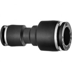 Value Collection - 12 x 8mm OD, Nylon Push-to-Connect Union - 150 Max psi, Black - Americas Industrial Supply
