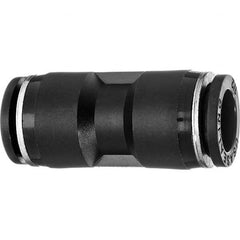 Value Collection - 12mm OD, Nylon Push-to-Connect Union - 150 Max psi, Black - Americas Industrial Supply