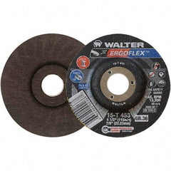 WALTER Surface Technologies - Depressed-Center Wheels Wheel Diameter (Inch): 4-1/2 Wheel Thickness (Inch): 3/64 - Americas Industrial Supply