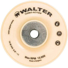 WALTER Surface Technologies - 4-1/2" Diam Disc Backing Turbo Backing Pad - 13,000 RPM - Americas Industrial Supply