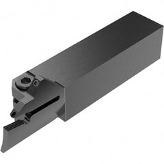 Seco - CFI, External, Right Hand, 19.5mm Max Depth of Cut, 55 to 80mm Groove Width, Indexable Grooving Tool Holder - LC.. 1606.. Insert Compatibility, 25mm Shank Height, 25mm Shank Width, 130.5mm OAL, Through Coolant - Americas Industrial Supply