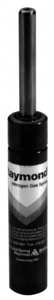 Associated Spring Raymond - 25mm Diam, 50mm Max Stroke, Red Nitrogen Gas Spring Cylinder - 90mm Body Length, 142mm OAL, 522 Lb Full Stroke Spring Force, 1,950 psi Initial Charge - Americas Industrial Supply