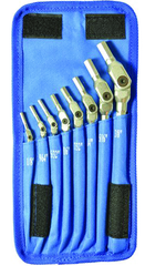 8 Piece -1/8 - 3/8" Chrome HexPro Pivot Head Hex Wrench Set - Americas Industrial Supply