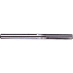 Chucking Reamer: 0.2283″ Dia, 3″ OAL, 1″ Flute Length, Straight Shank, Solid Carbide 4 Flute, RH