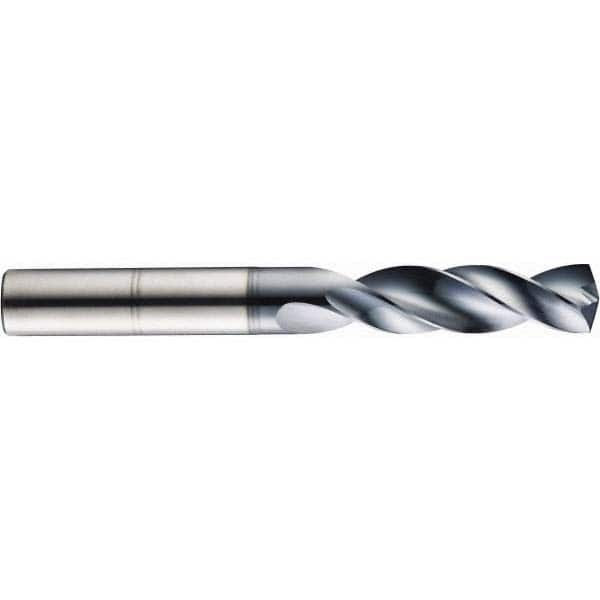 SGS - #34 145° Spiral Flute Solid Carbide Screw Machine Drill Bit - Americas Industrial Supply