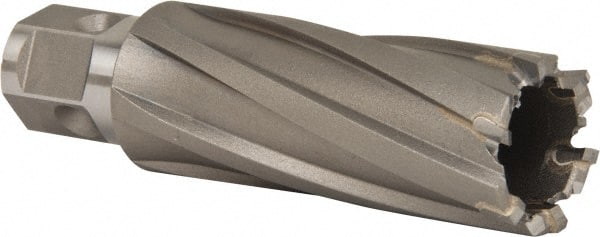 Nitto Kohki - 1" Diam x 2" Deep Carbide-Tipped Annular Cutter - Americas Industrial Supply