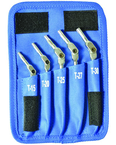 5 Piece - T15 - T30 - Chrome HexPro Pivot Head Star Wrench Set - Americas Industrial Supply