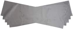 Made in USA - 5 Piece, 5" Wide x 20" Long Plastic Shim Stock Sheet - Silver, ±10% Tolerance - Americas Industrial Supply