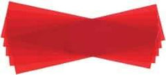 Made in USA - 5 Piece, 5" Wide x 20" Long Plastic Shim Stock Sheet - Red, ±10% Tolerance - Americas Industrial Supply