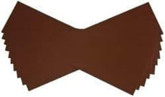 Made in USA - 10 Piece, 5" Wide x 20" Long Plastic Shim Stock Sheet - Brown, ±10% Tolerance - Americas Industrial Supply