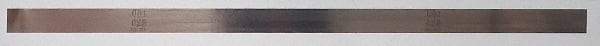 SPI - 0.0025 Inch Thick x 1/2 Inch Wide x 12 Inch Leaf Length, Feeler Gage - Tempered Steel - Americas Industrial Supply