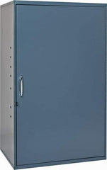 Durham - 2 Shelf Wall Storage Cabinet - Steel, 19-7/8" Wide x 14-1/4" Deep x 32-3/4" High, Gray - Americas Industrial Supply