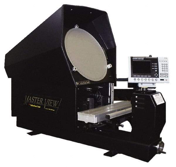 Suburban Tool - 13-3/4 Inch Diameter, Radius, Mylar Optical Comparator Chart and Reticle - For Use with 10x, 20x and 50x Magnification - Americas Industrial Supply