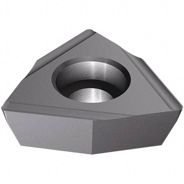 Iscar - WPEX050302 Grade IC08 Carbide Turning Insert - Uncoated, 80° Trigon, 5/16" Inscr Circle, 1/8" Thick, 0.008" Corner Radius - Americas Industrial Supply