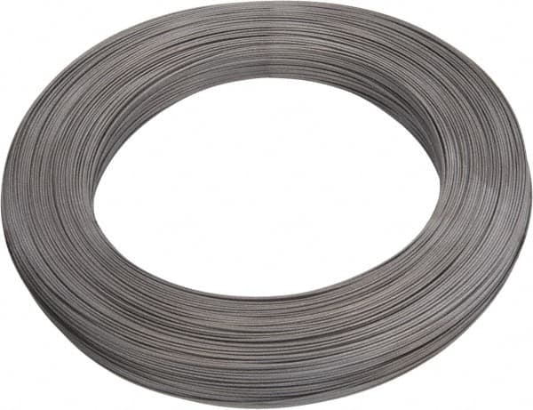 Value Collection - 10 Gage, 0.024 Inch Diameter x 651 Ft. Long, High Carbon Steel, Tempered Music Wire Coil - ASTM A228, 1 Lb. Shipping Weight - Americas Industrial Supply