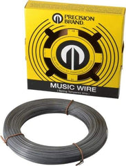 Value Collection - 15 Gage, 0.035 Inch Diameter x 306 Ft. Long, High Carbon Steel, Tempered Music Wire Coil - ASTM A228, 1 Lb. Shipping Weight - Americas Industrial Supply