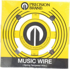 Value Collection - 26 Gage, 0.063 Inch Diameter x 95 Ft. Long, High Carbon Steel, Tempered Music Wire Coil - ASTM A228, 1 Lb. Shipping Weight - Americas Industrial Supply