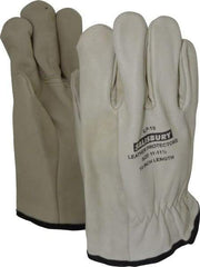 Salisbury by Honeywell - Size 2XL (11), 10" Long, Cowhide Leather Protector - Not for Electrical Protection (ASTM F696-02), Wear Over Rubber Insulating Gloves, ASTM F496 - Americas Industrial Supply