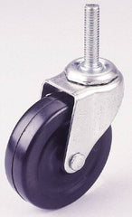 Albion - 5" Diam x 1-1/4" Wide x 6-15/32" OAH Stem Mount Swivel Caster - TPR, 225 Lb Capacity, Ball Bearing, 1/2-13 x 1-1/2" Threaded Stem - Americas Industrial Supply