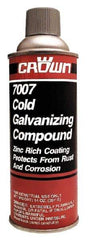 Crown - 13 oz Zinc Cold Galvanizing Compound - Comes in Aerosol, Food Grade - Americas Industrial Supply