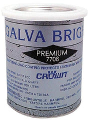 Crown - 32 oz Zinc Cold Galvanizing Compound - Comes in Bottle - Americas Industrial Supply