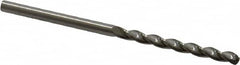 M.A. Ford - #41 150° Solid Carbide Jobber Drill - Bright Finish, Right Hand Cut, Parabolic Flute, Straight Shank, 2" OAL, Standard Point - Americas Industrial Supply