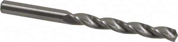 M.A. Ford - Letter E (1/4) 150° Solid Carbide Jobber Drill - Bright Finish, Right Hand Cut, Parabolic Flute, Straight Shank, 3-1/4" OAL, Standard Point - Americas Industrial Supply