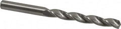 M.A. Ford - Letter E (1/4) 150° Solid Carbide Jobber Drill - Bright Finish, Right Hand Cut, Parabolic Flute, Straight Shank, 3-1/4" OAL, Standard Point - Americas Industrial Supply