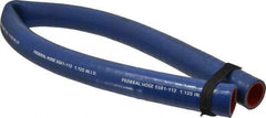 Federal Hose - 1-1/8" ID x 1.52" OD x 3' OAL, Coolant Hose - -65 to 350°F, Blue - Americas Industrial Supply