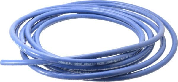 Federal Hose - 1/4" ID x 0.58" OD x 25' OAL, Heater Hose - -65 to 350°F, Blue - Americas Industrial Supply