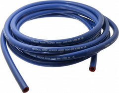 Federal Hose - 1/2" ID x 0.83" OD x 25' OAL, Heater Hose - -65 to 350°F, Blue - Americas Industrial Supply
