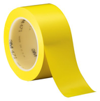 List 471 1" x 36 ydsVinyl Tape - Yellow - Americas Industrial Supply