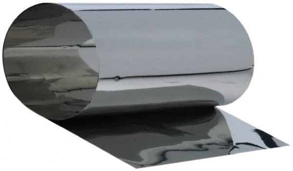 Made in USA - 50 Inch Long x 12 Inch Wide x 0.025 Inch Thick, Roll Shim Stock - Stainless Steel - Americas Industrial Supply